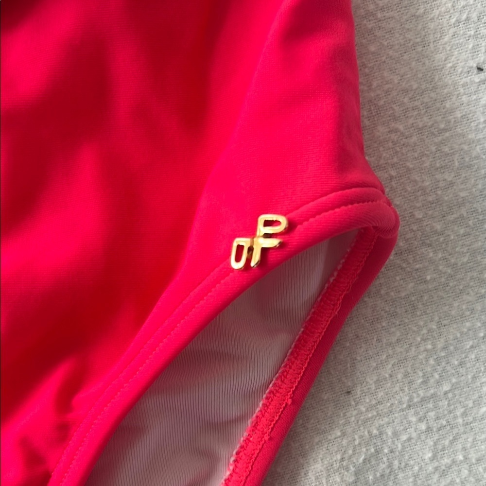 Pilyq Vibrant Pink Swimsuit with Pom-Pom Detail - Picture 4 of 5